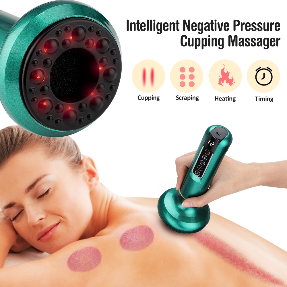 Electric Vacuum Cupping Massager For Body Anti-Cellulite Suction Cup Gua Sha Massage Body Cups Guasha Fat Burning Slimming Jars - Image 9